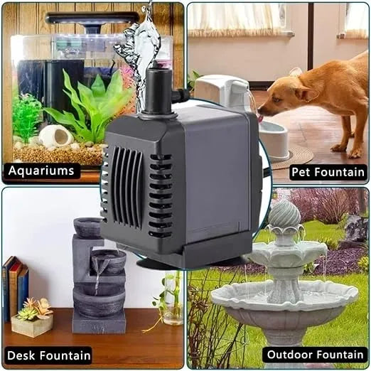 SOBO Aquarium Submersible pump (model: WP-3400, AC 220-240v 50/60Hz,Power:15W F.max: 880L/H, H.Max:1.2M)