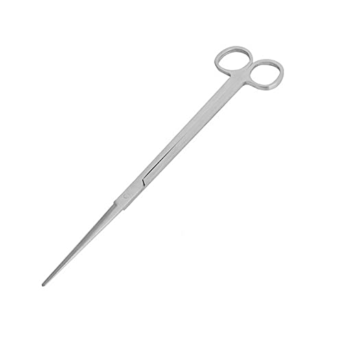 Straight Tweezer,Curved Tweezer & Straight Scissor 3 Pcs Stainless Steel Aquarium Maintenance Tools Kit