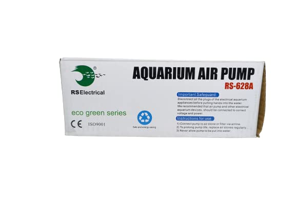 RS Electrical Aquarium Air Pump (Model : RS- 628A,Power: 5W, Output: 3.5L/M Ac 220V 50HZ)