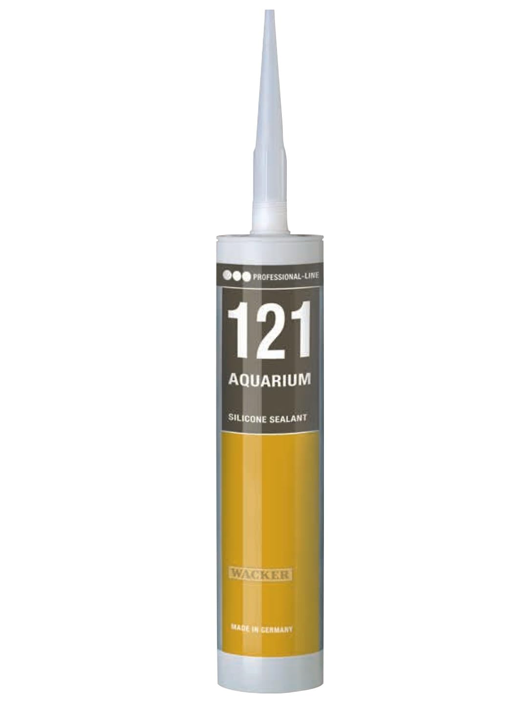 Wacker 121 Professional Aquarium, Fish Tank Silicone Sealant Small to Large Tanks (310ml - Clear)