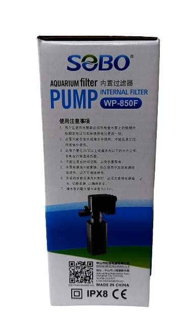 SOBO WP-850F (4W Output 400L/H) Aquarium Internal Filter