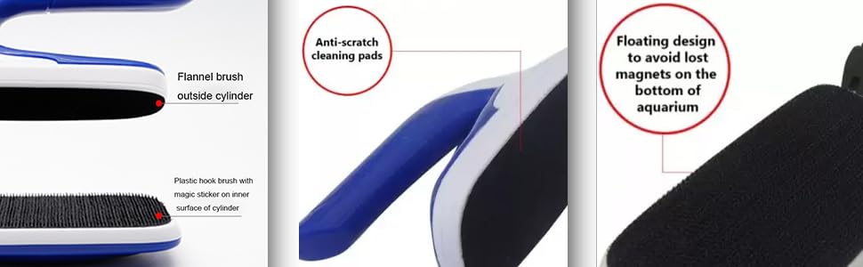 SOBO Floating Magnetic Glass Cleaner (SB-20 Glass Thickness up to 6-20 MM)
