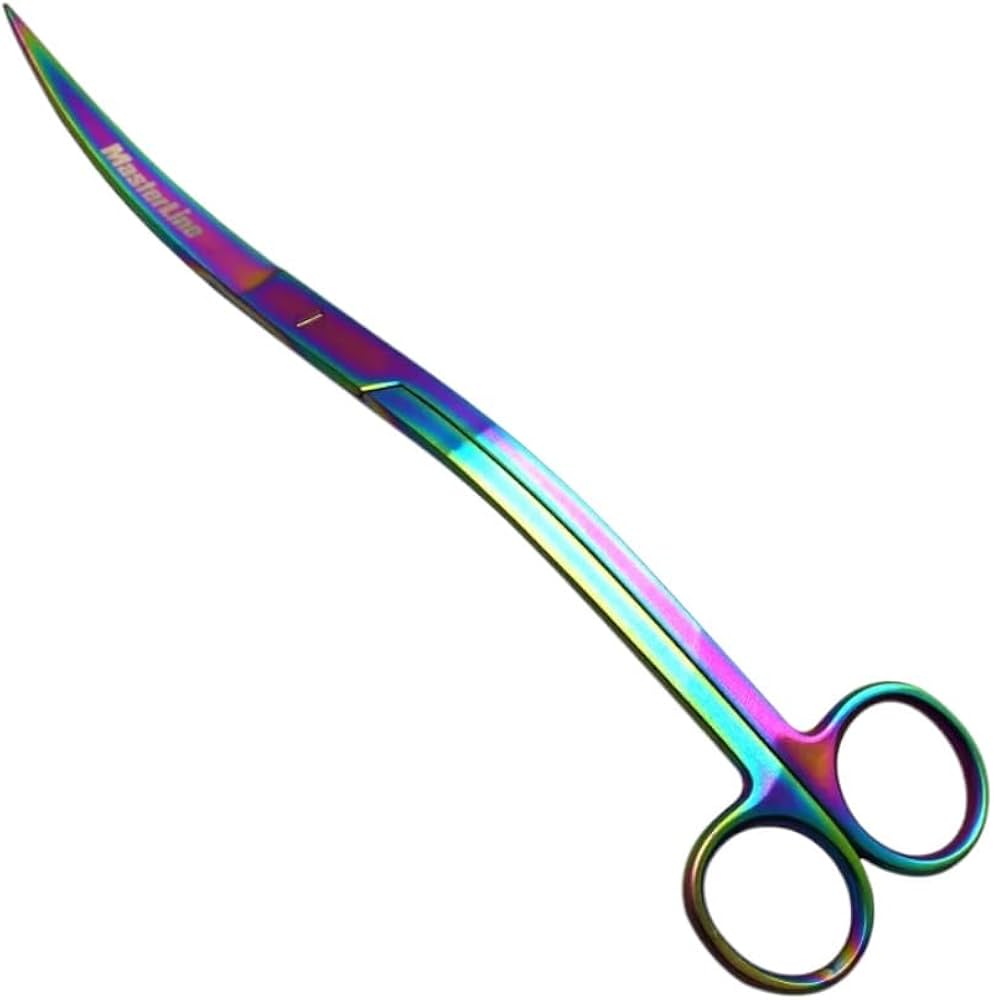 Masterline Wave Scissor Multicolor 19CM
