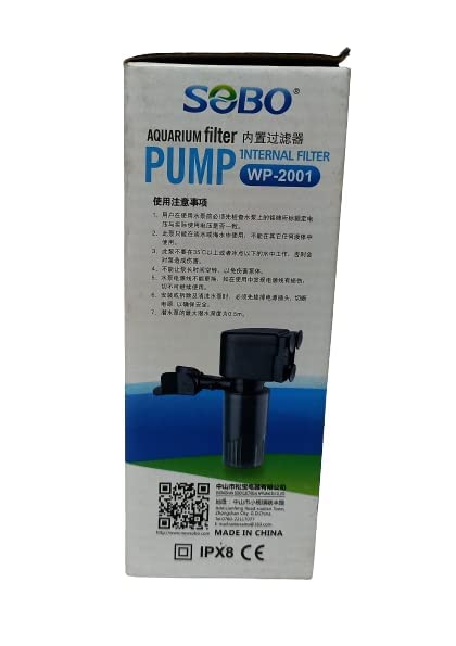 SOBO WP-2001 (15W Output 880L/H) Aquarium Internal Filter
