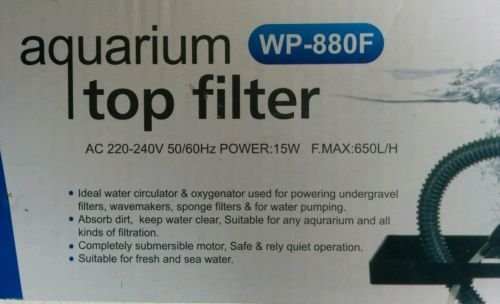 Sobo WP880F Top Filter, Pack Of 1, Black