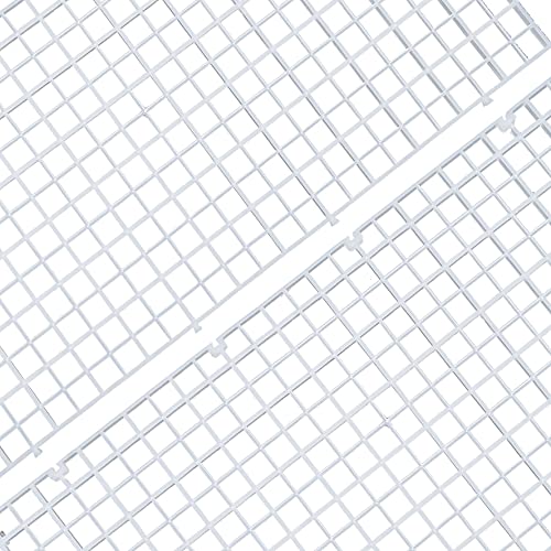 Aquarium Fish Tank Divider Plastic Egg Crate Aquarium Filter Bottom Tray Grid Isolation Board Partition Net Pane Separator size 30cm (pack of 6)