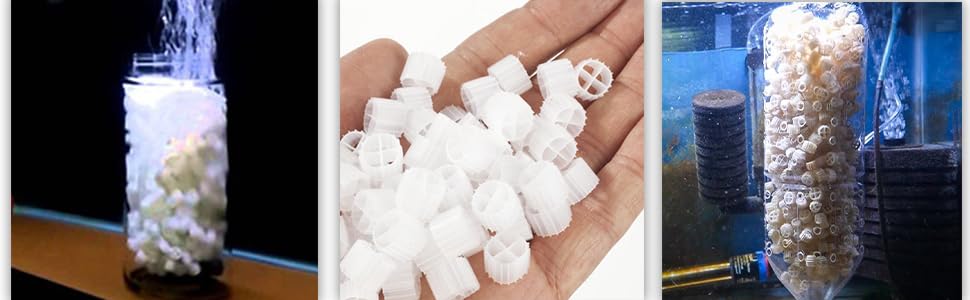 MR TRADERS K1 Bio Filter Media 500g Content Size - 500g (Approx 1000-1800 Pieces)