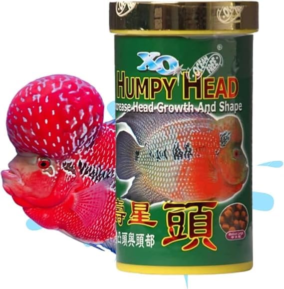 XO Humpy Head (100g) Flower Horn Fish Food Pellets (Original), to Increases Head Growth and Shape.