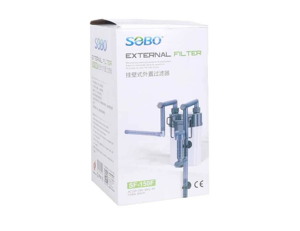 SOBO SF-150F | SF-350F | SF-550F Mini External Hang-On-Back Canister Filter for Aquarium Fish Tank