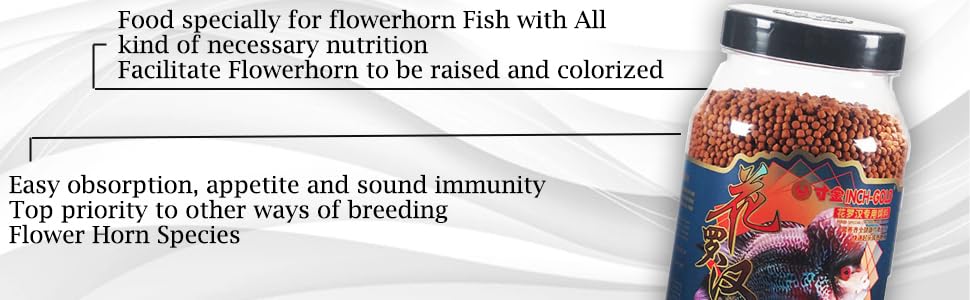 Inch Gold Flowerhorn Fish Food (380 g)
