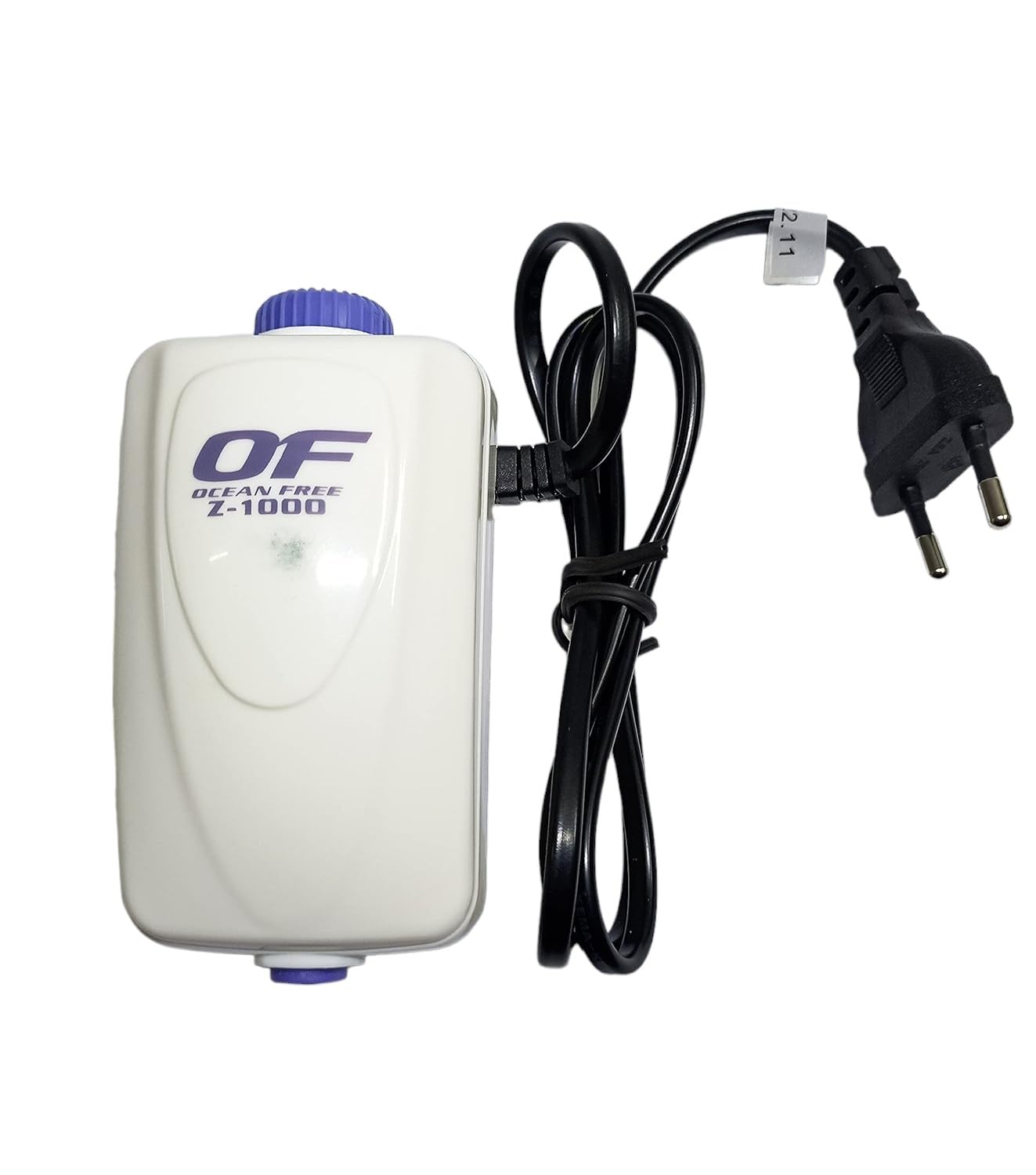 Ocean Free Super Silent Zero Noise Aquarium Air Pump Model Z - 1000 (Single Outlet) Power 1.8w Output 1200cc/min