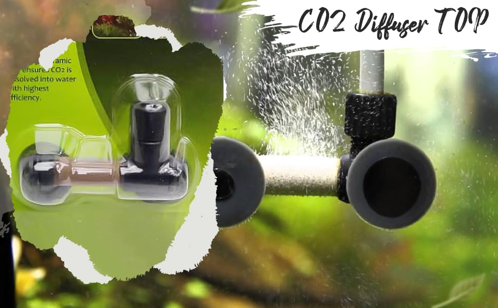 Top Aqua CO2 Super Diffuser V-AP-007 Size S (Suitable for 1-3 feet of aquarium)