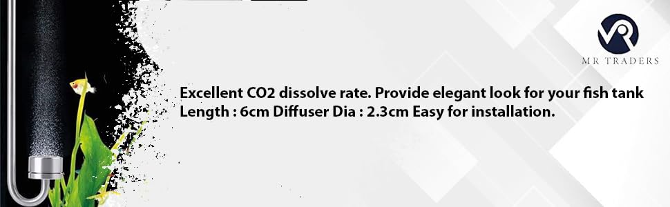 CO2 Diffuser Mini Aluminium