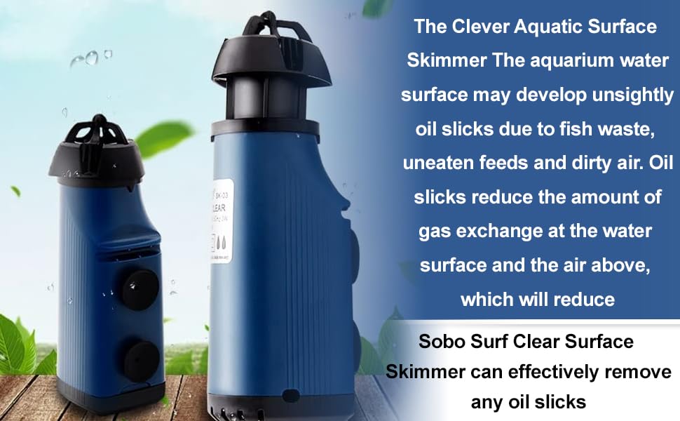 SOBO Surf Clear (Model: SK-03, AC 220-240v 50Hz,Power:3W F.max: 200L/H)