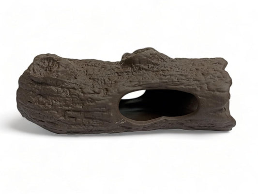 Natural Clay Tree Trunk Aquarium Hide Out Best for Shrimp Hide and smal Fish Size (11 * 4.5 * 3.5) Cm