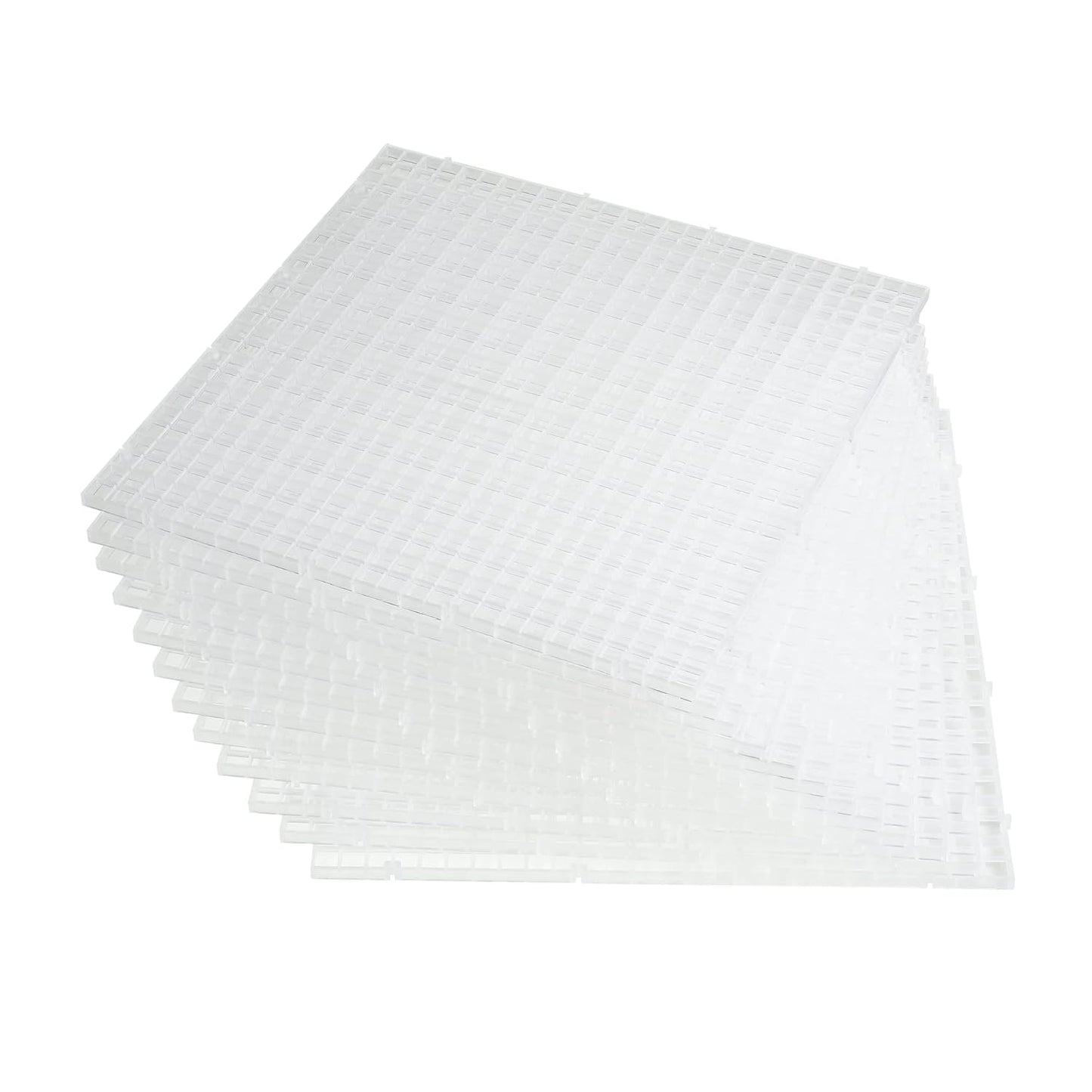 Aquarium Fish Tank Divider Plastic Egg Crate Aquarium Filter Bottom Tray Grid Isolation Board Partition Net Pane Separator size 30cm (pack of 6)