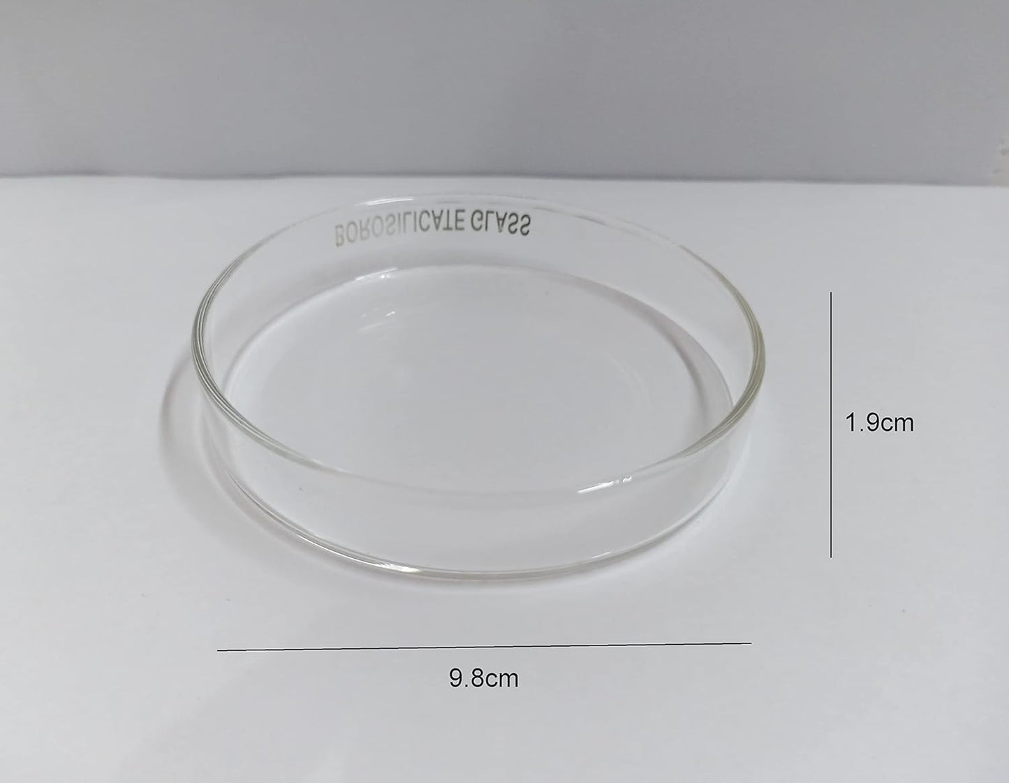 MR TRADERS Glass Shrimp Food Tray (Large Size : 9.8cm)