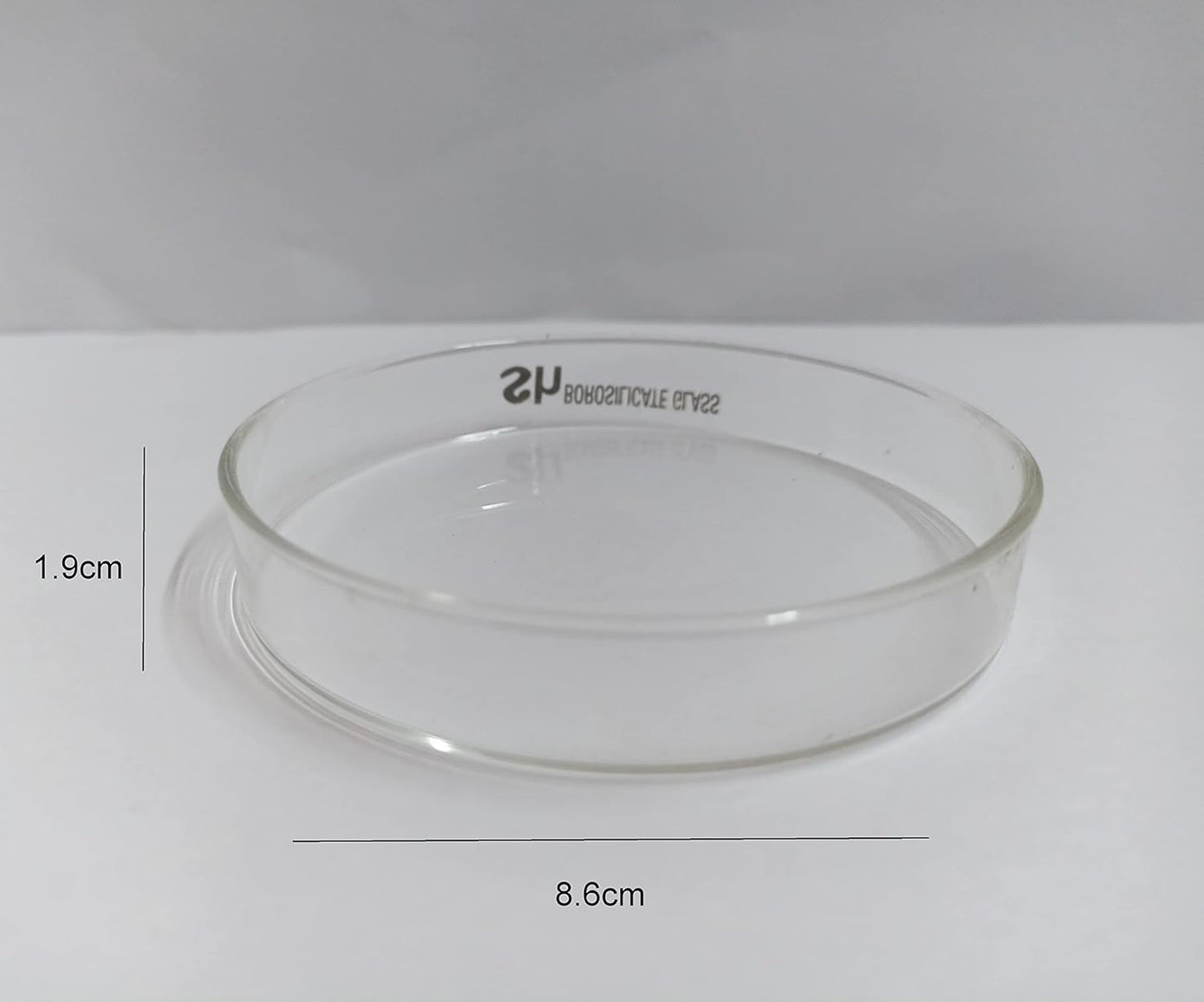 MR TRADERS Glass Shrimp Food Tray (Small Size : 8.6cm)