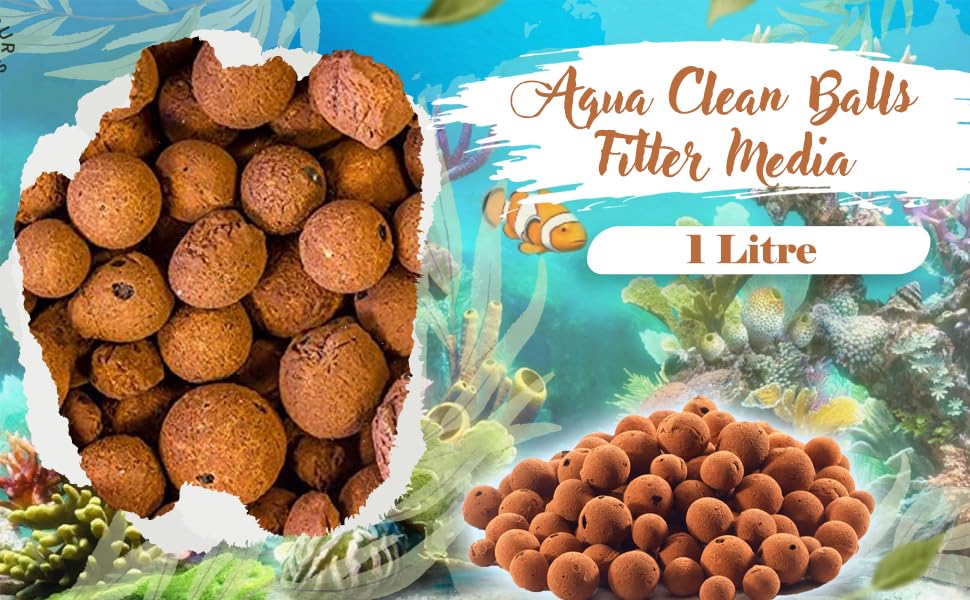Aqua Clean Balls Filter Media 500Gm(Controls Ammonia,Ph)