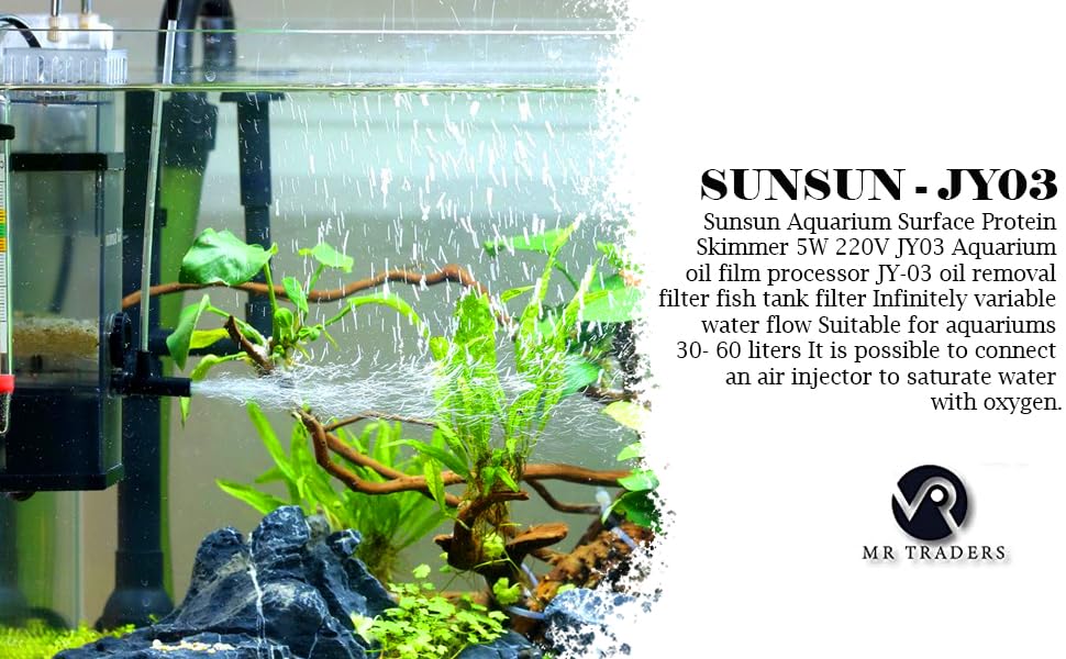 SUNSUN JY03 Series Surface Skimmer for Planted Aquarium