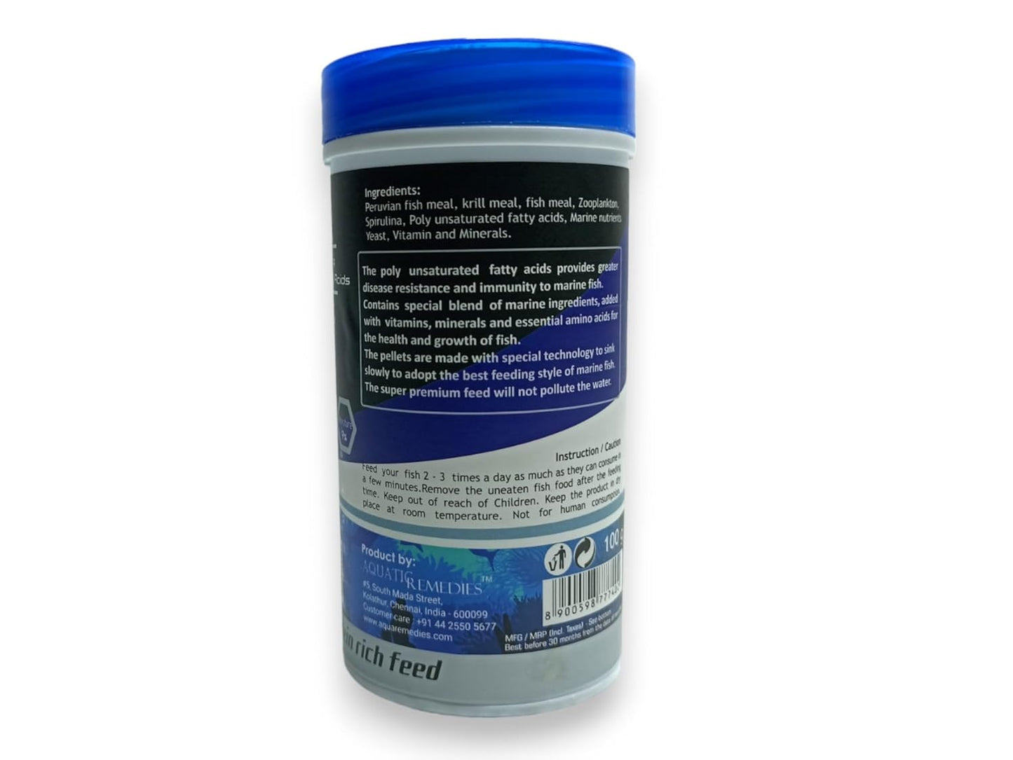 Marine Fish Feed Gene Eleven Aquarium Fish Food 100g