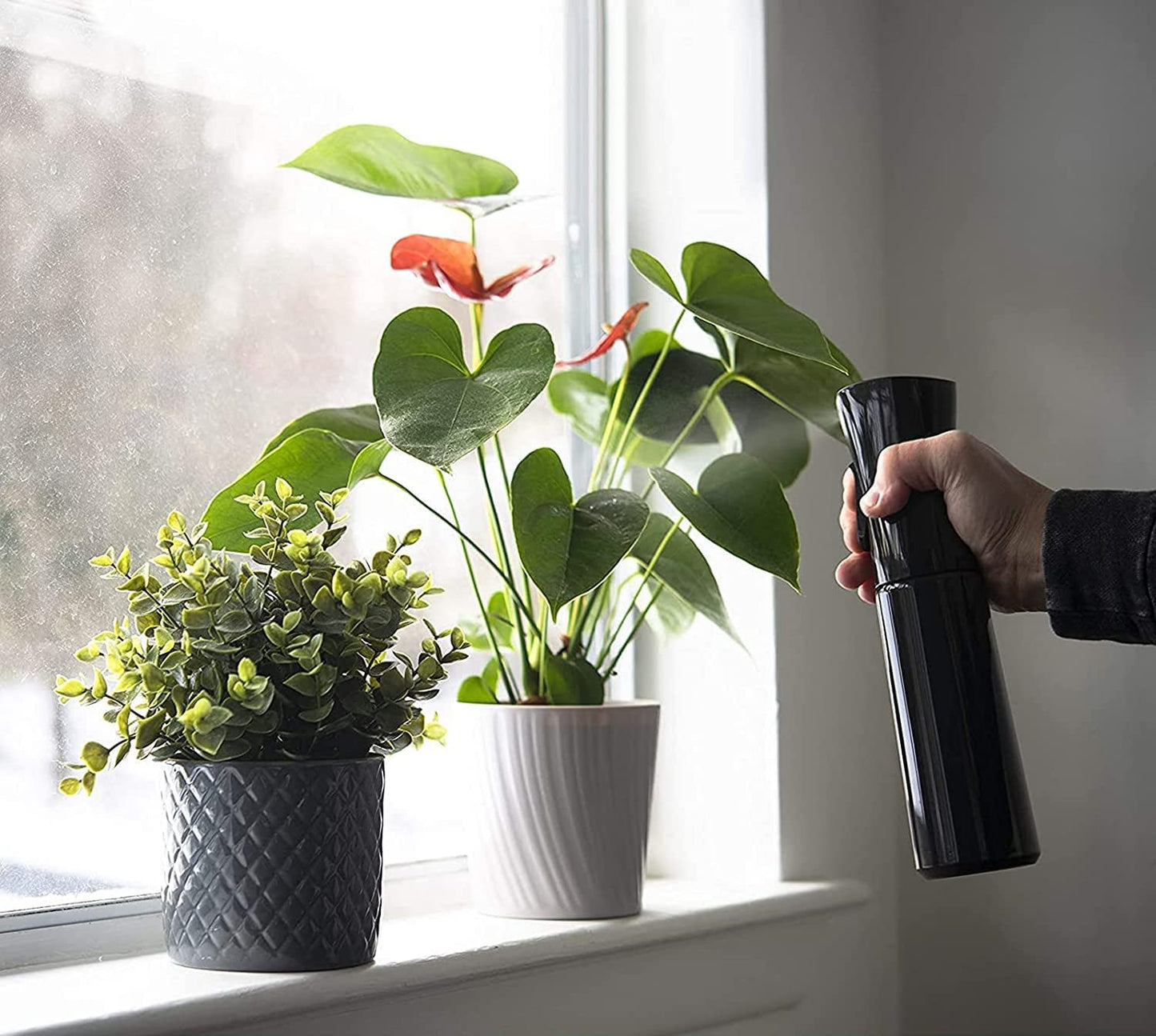 Mist Water Spray Bottle for Plants & more..Black, 300ml