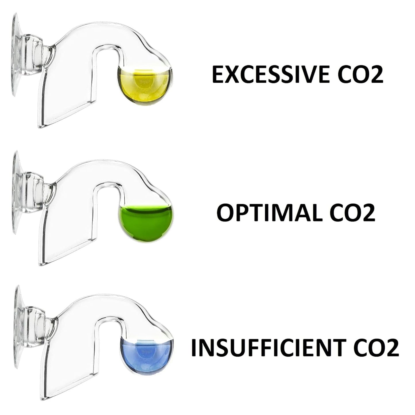 Aquarium CO2 Drop Checker (Glass Only Solution not Included)