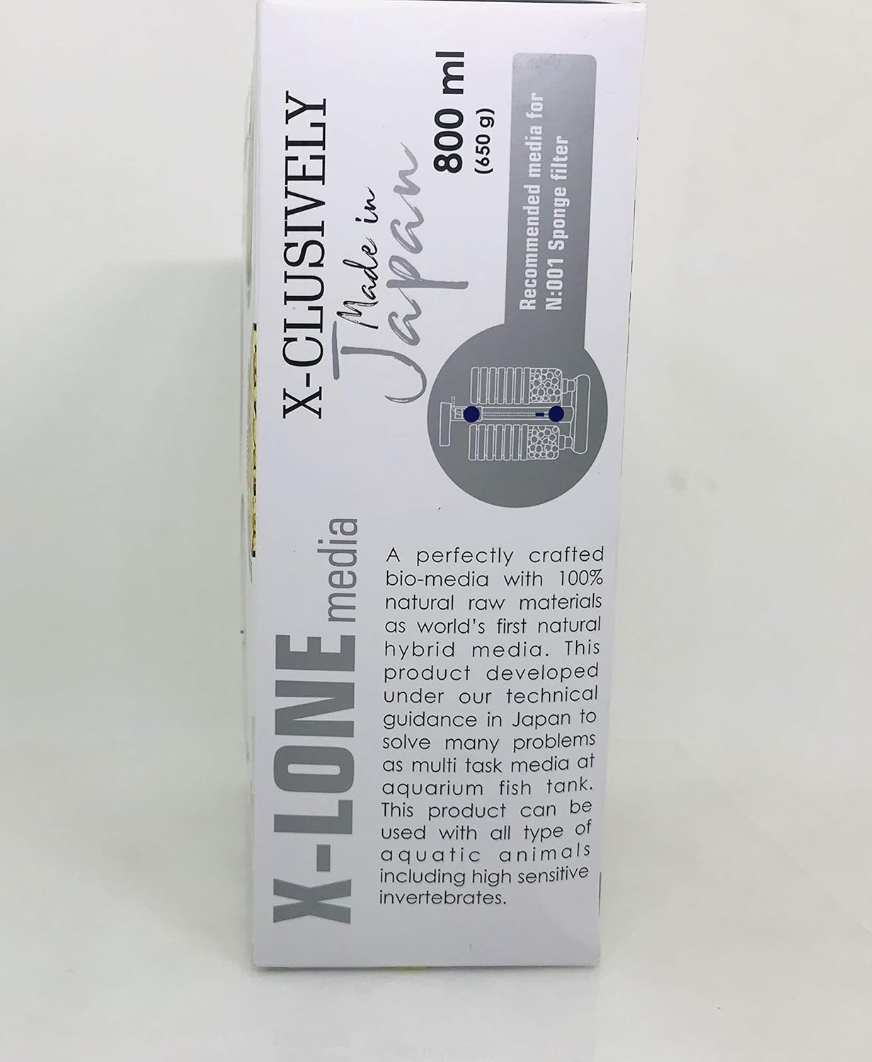 Aquatic Remedies X-Lone Filter Media for Fresh and Salt Water Aquarium White