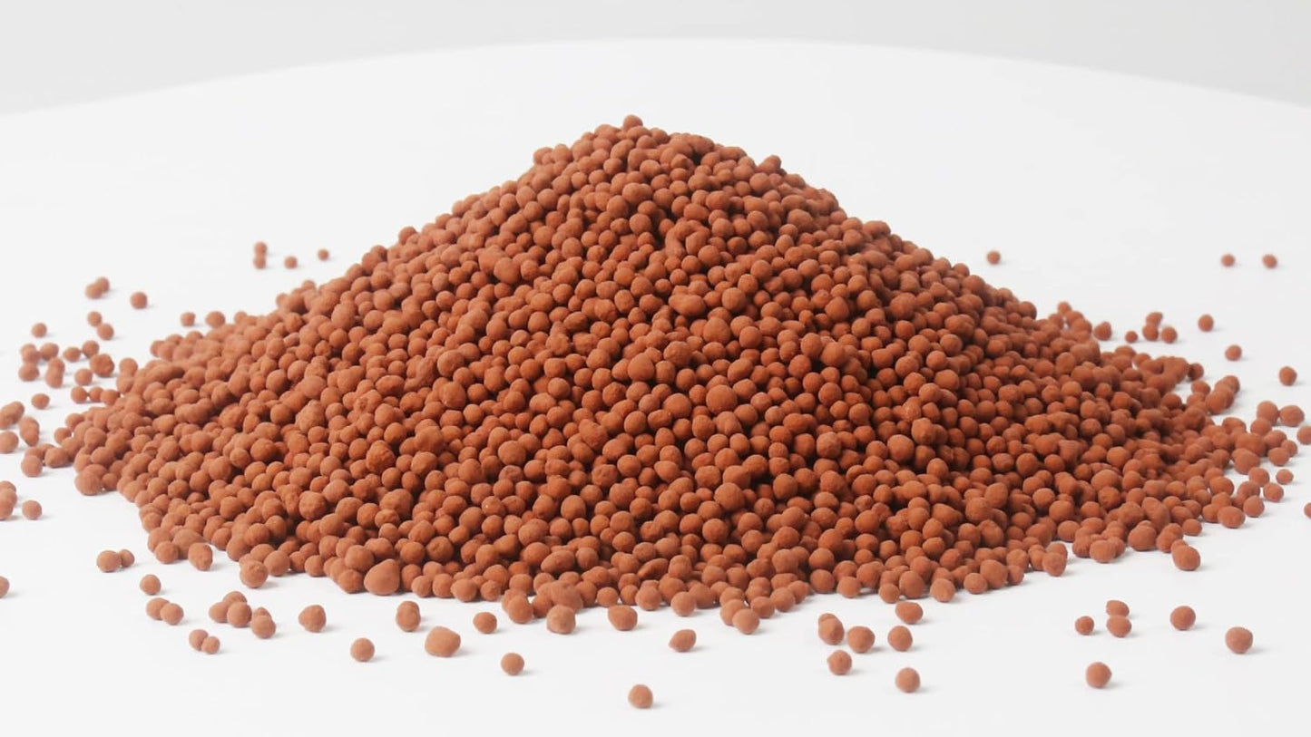 Aqua Clean Balls 2MM – Brown Aquarium Substrate (1Kg) | Crystal Clear Water & Safe for Fish