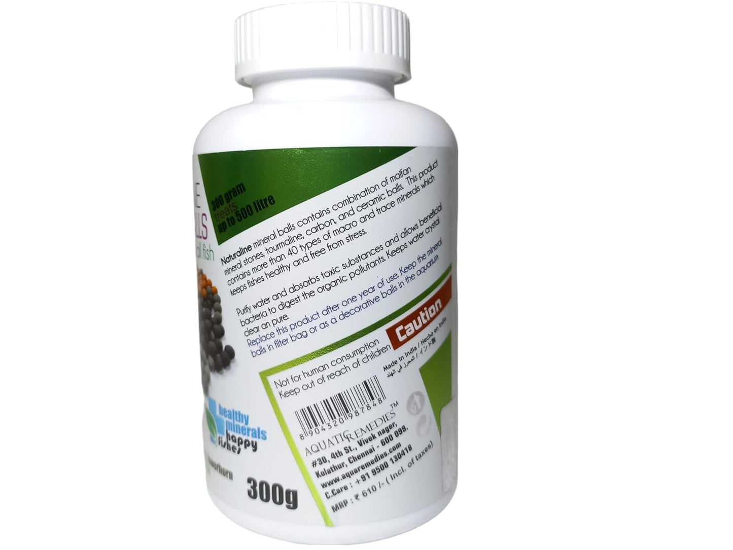 Auqatic Remedies Natural line Mineral Balls for All Fish (300g) Filter Bag Free