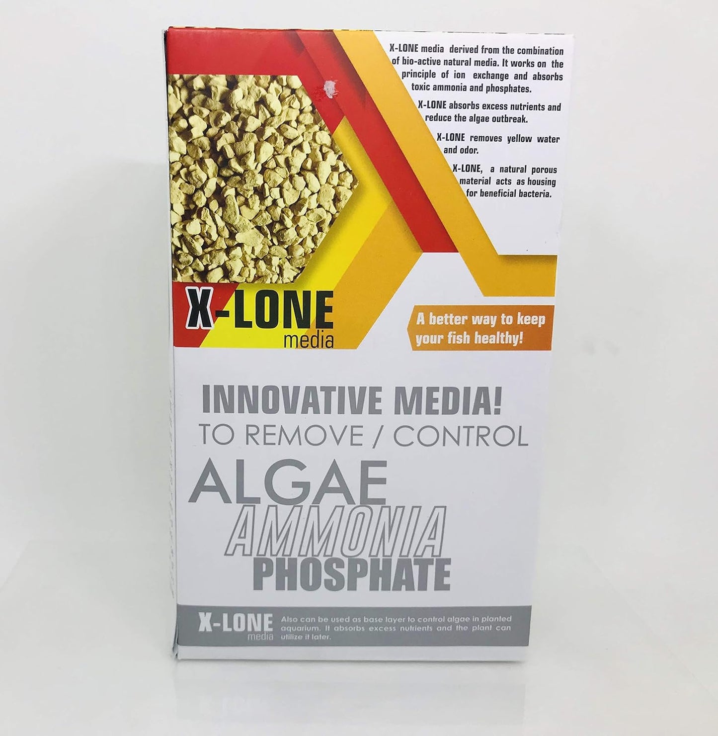 Aquatic Remedies X-Lone Filter Media for Fresh and Salt Water Aquarium White