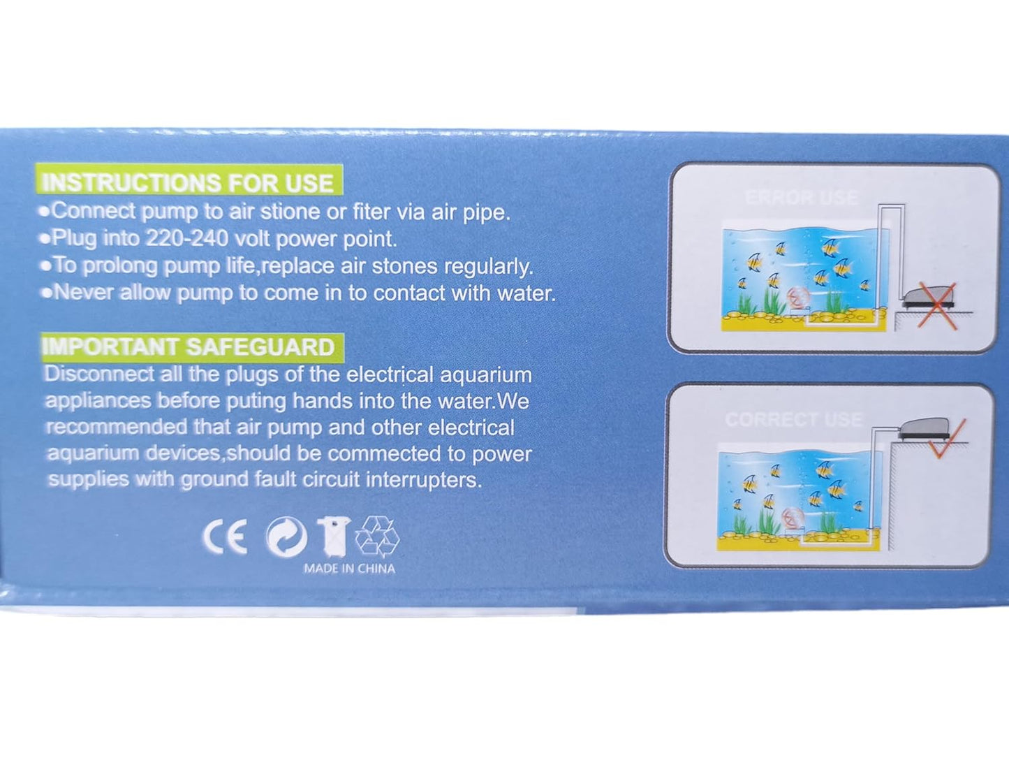 Aquarium Air Pump HANA-666