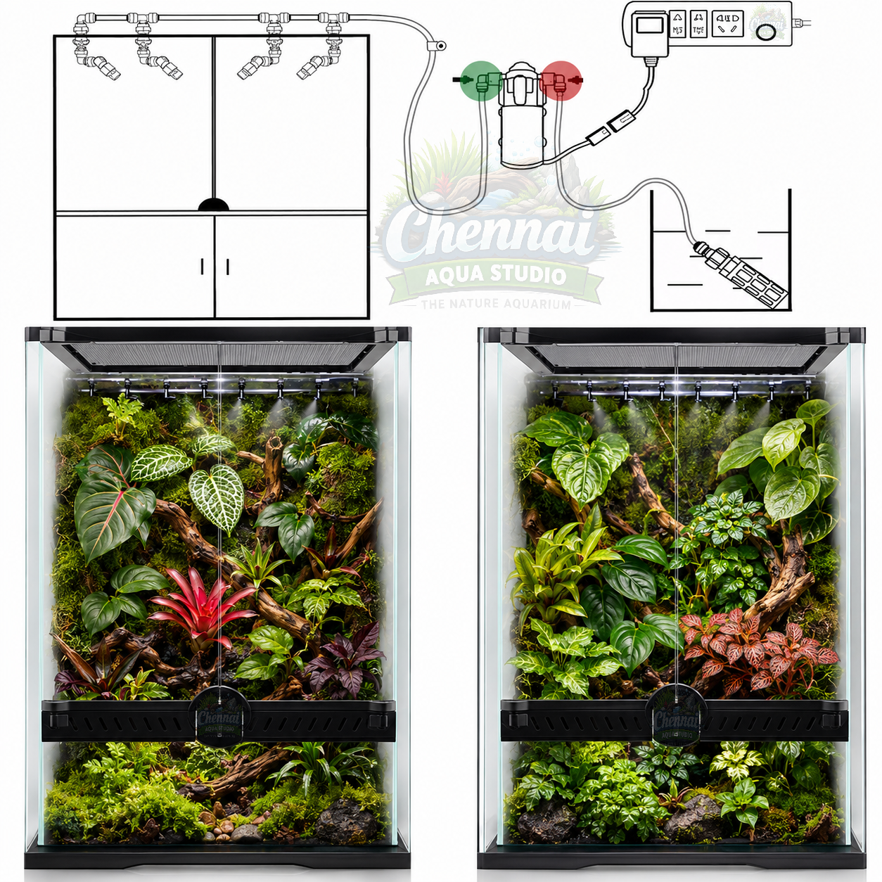 MIUS C400 Rainforest Sprinkler Pump Kit