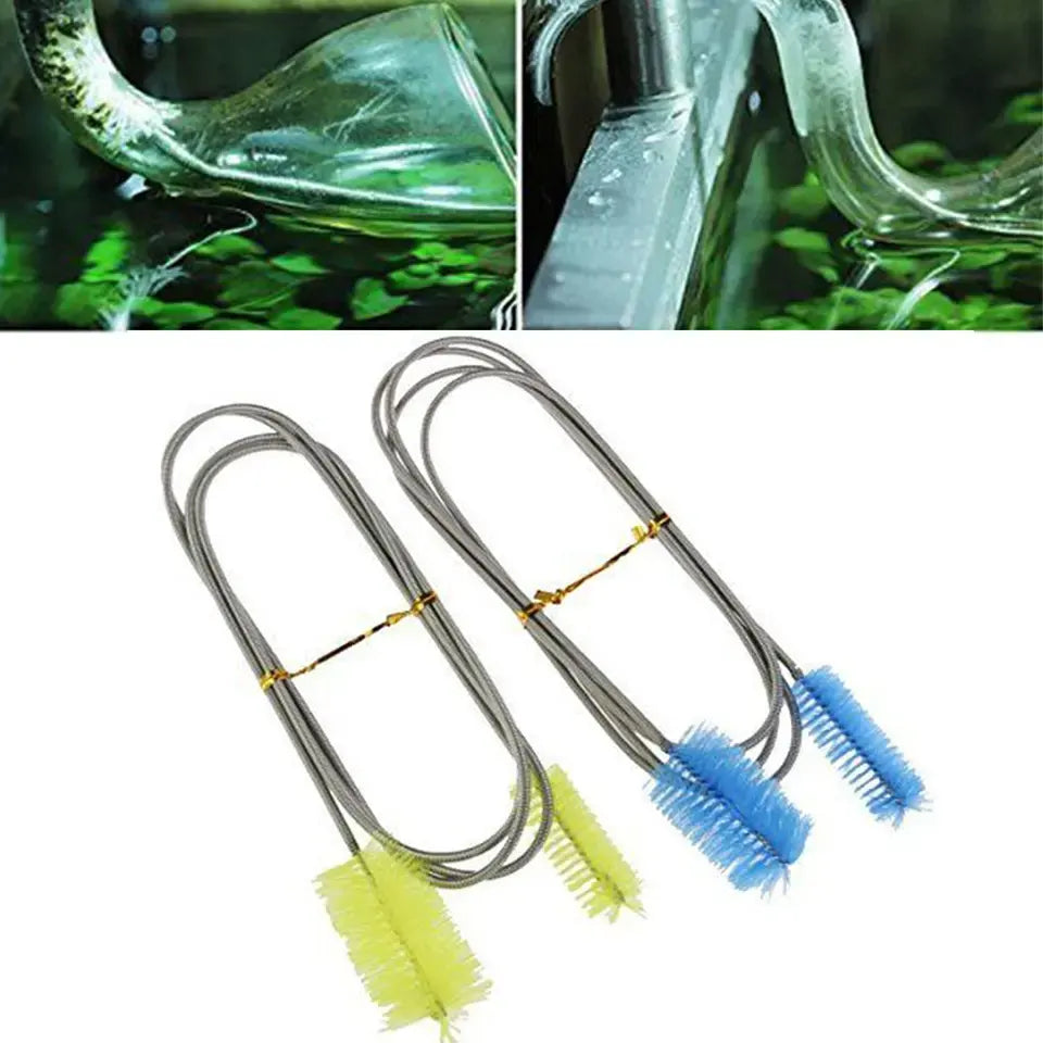 Fish Tank Water Pipe Cleaning Brush Filter Bucket Inlet and Outlet Water Pipe Cleaning Brush