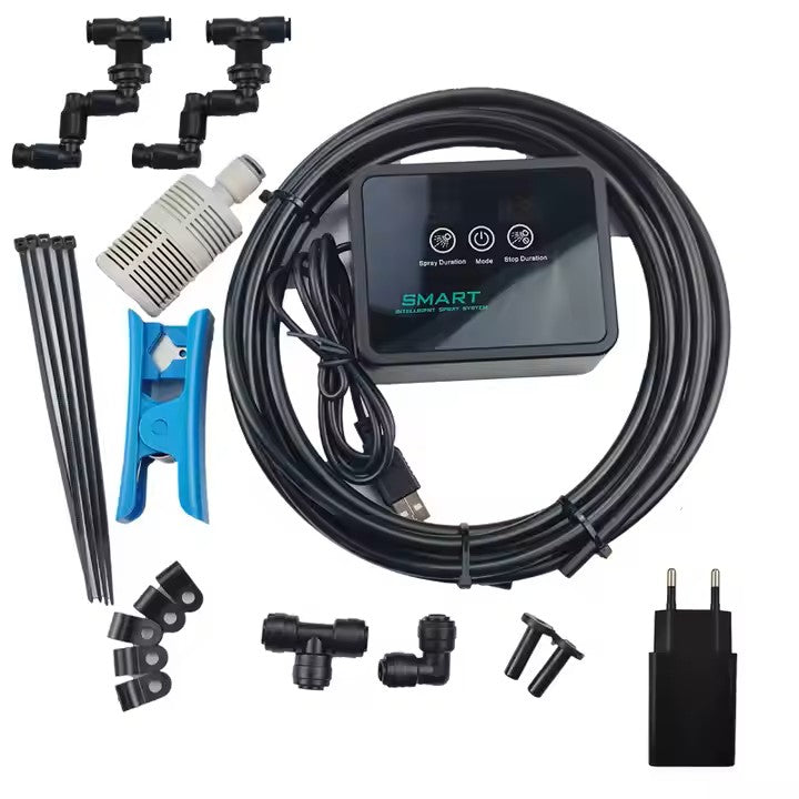 Smart Sprinkler Watering Timer Garden Automatic Watering Drip Atomizing Rainforest Plant Spray System Gardening Supplies