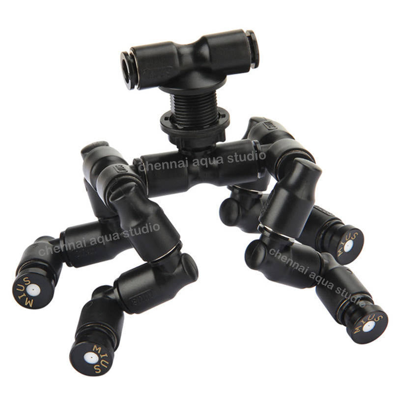 Misting Nozzles Sprinkle Spray Four Head