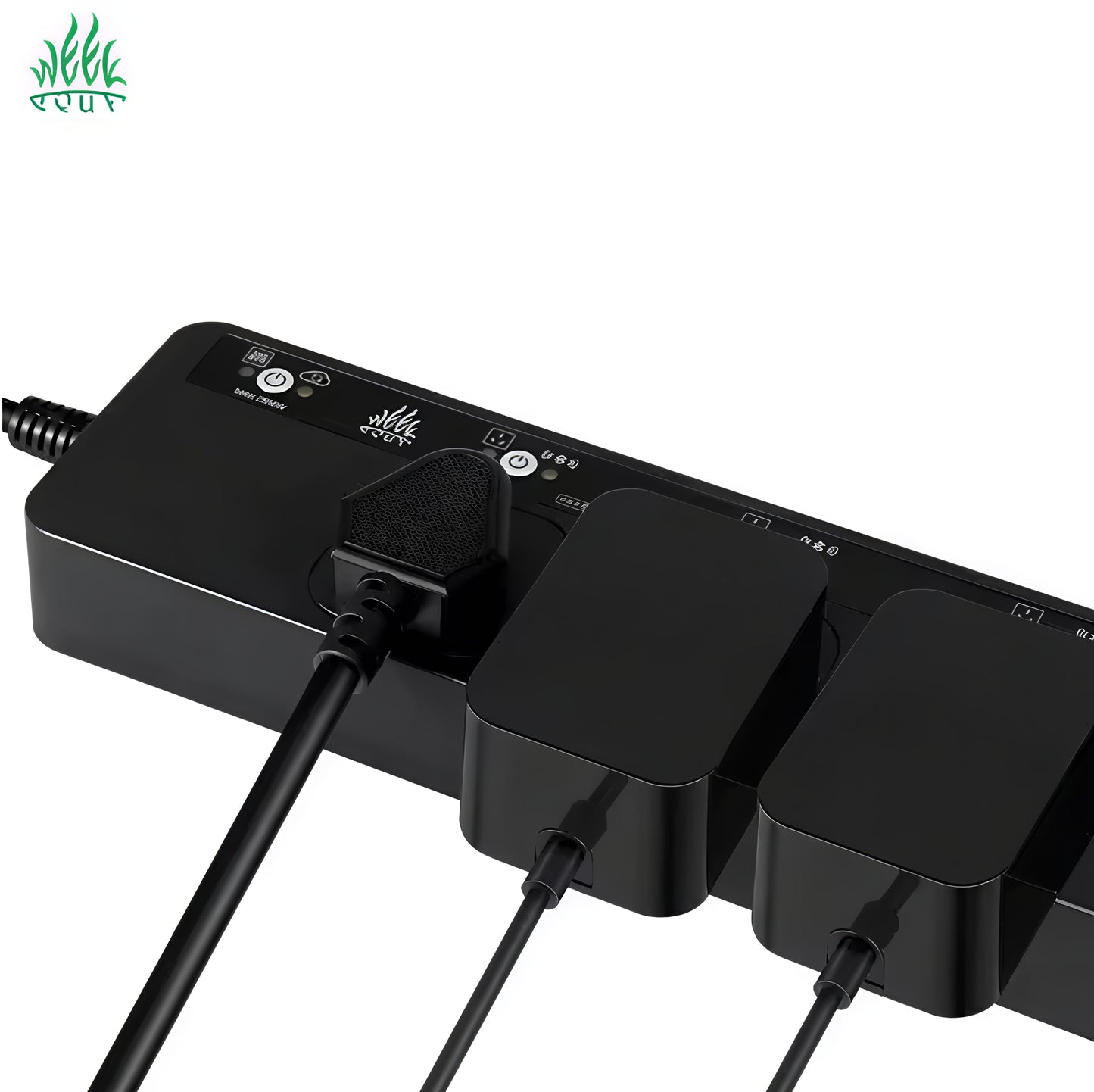 Week Aqua Bluetooth Smart Power Plug APP Controlled Aquarium Lighting Filter CO2 Timing, 6 Way Outlets with EU/UK/US/AU Sockets