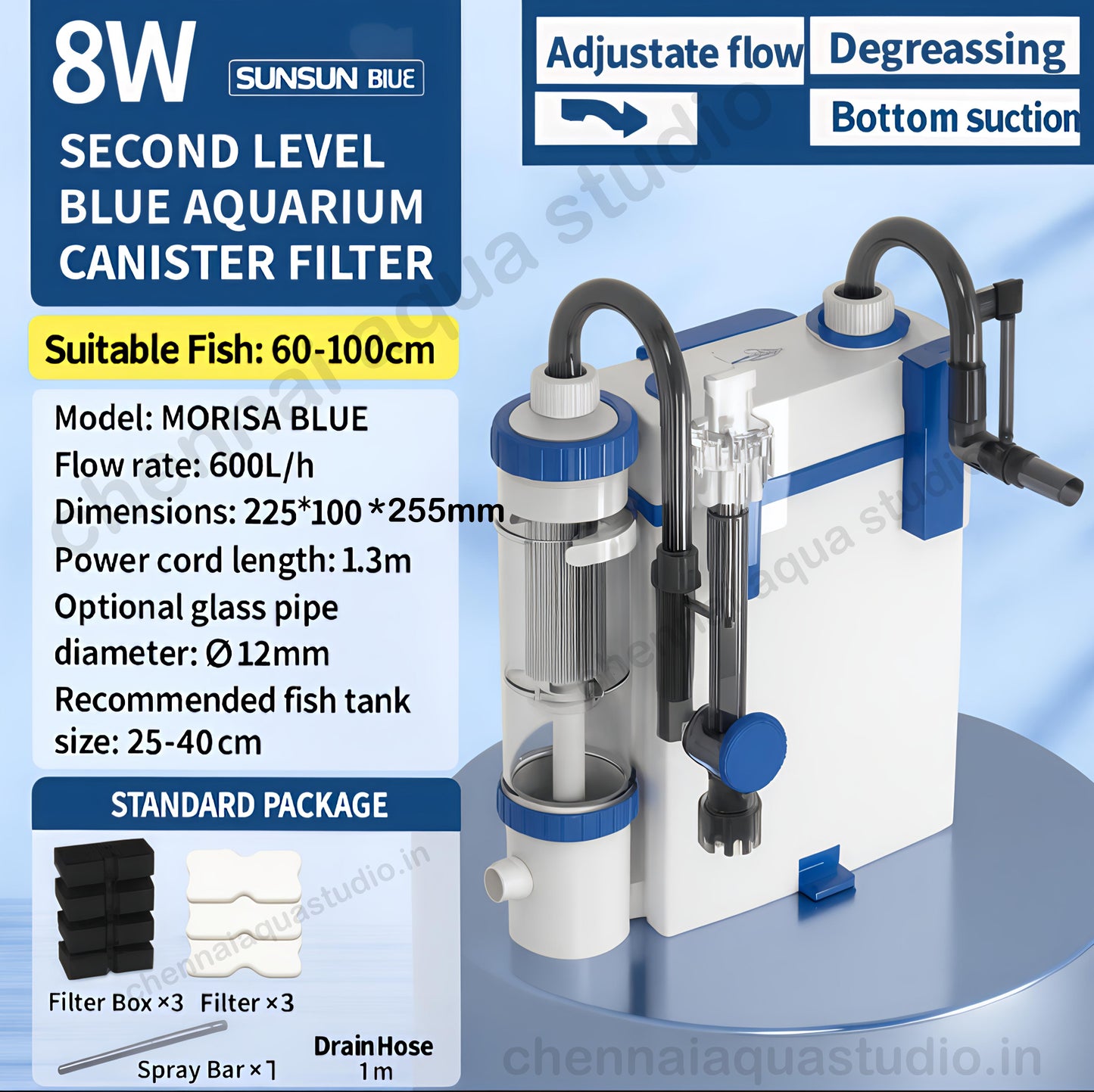 SunSun YBF-600 Hang On Canister Filter
