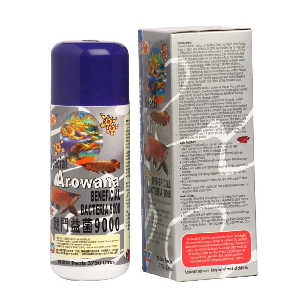 OceanFree Arowana Beneficial Bacteria 9000 (9) – 150 Ml