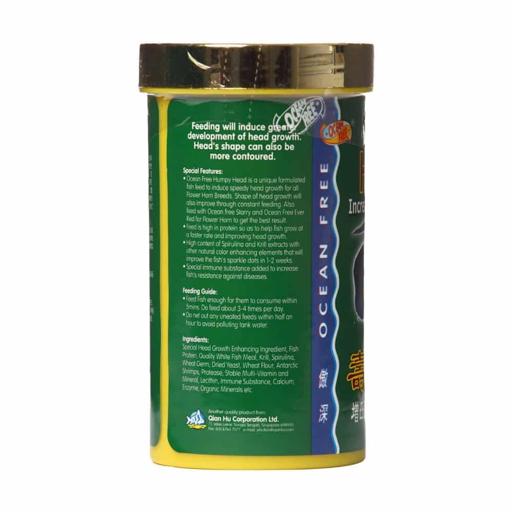 XO Humpy Head (100g) Flower Horn Fish Food Pellets (Original), to Increases Head Growth and Shape.