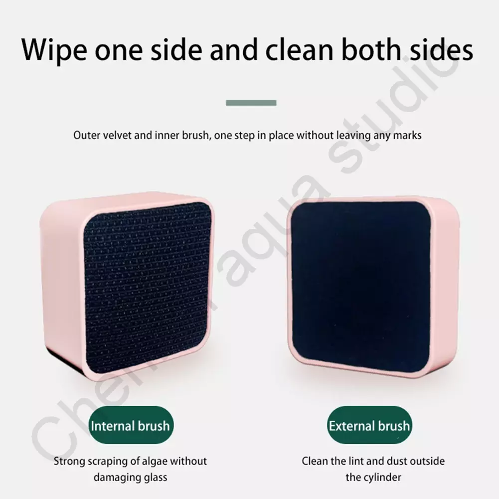 Magnetic Aquarium Glass Cleaner | Powerful Algae Removal Brush for Fish Tanks up to 8mm Glass Thickness