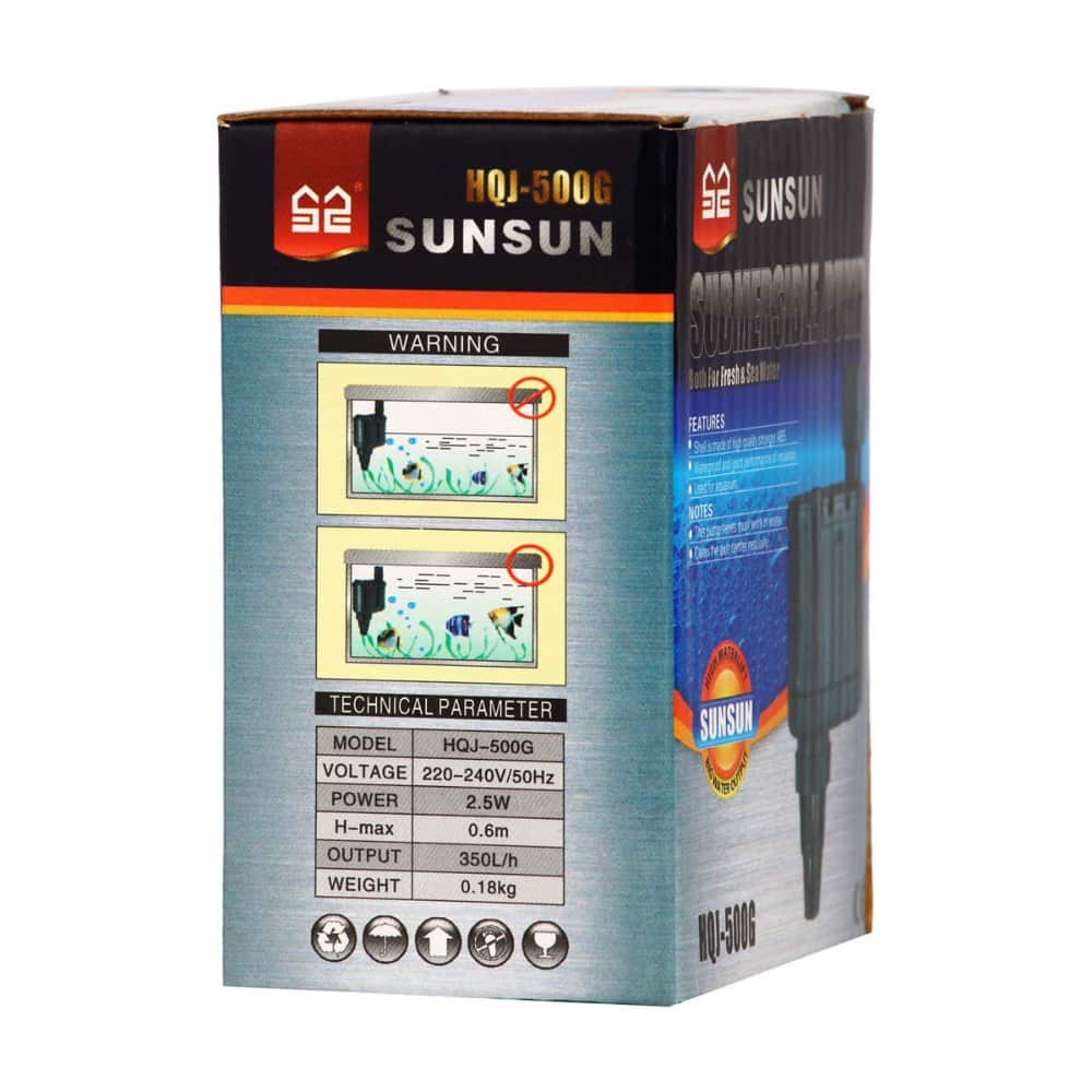 Sunsun Submersible Pump – HQJ 500G