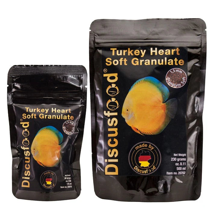 DISCUS FOOD Turkey Heart Soft Granulat