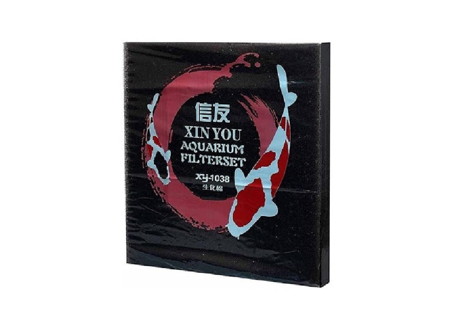 Xinyou XY-1038 High-Density Bio Sponge Pad – 45×45×5 cm Aquarium Filter Foam for Fresh & Saltwater Systems