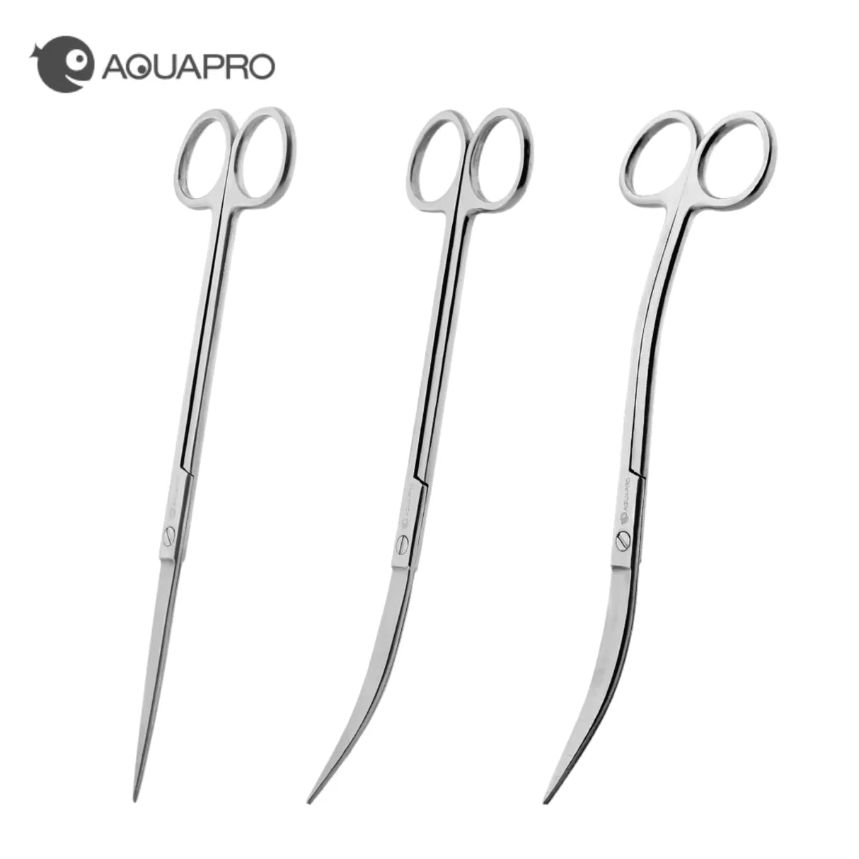 Aquapro Pro Aquarium Scissors – 21cm (Straight, Wavy, Curved)