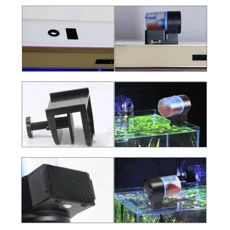 Sunsun Automatic Fish Feeder Intelligent Adjustable Timing (12Hrs and 24Hrs) (AK-01S)