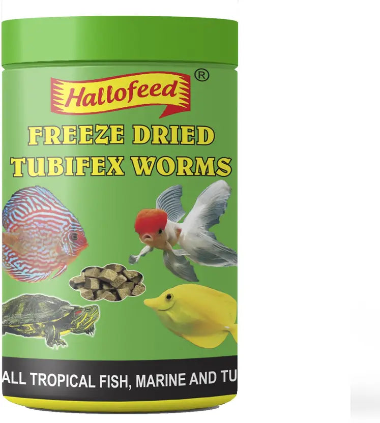 Hallofeed Freeze Dried Tubifex Worms