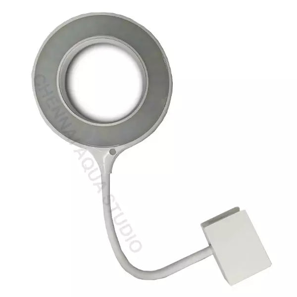 SOBO SD-6W Aquarium LED Bowl Light | 6W Blue + White Lamp with 360° Flexible Rod | Suitable for 1–2 Ft Fish Tanks (Round Design)