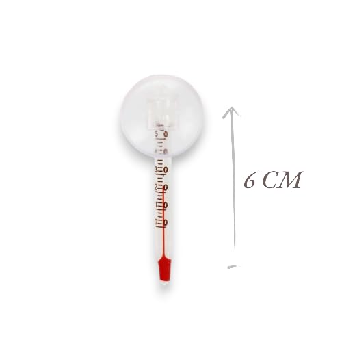 SunSun Glass Mini Thermometer For Small size tanks (Suitable for 1 Feet Aquarium) Size 6 CM