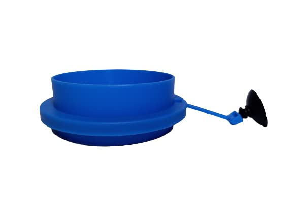 Aquarium Floating Fish Feeding Tray (Round) Ring with Suction Cup Include (Size: 10cm)